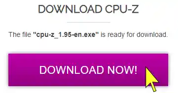 CPU-Zダウンロードボタン